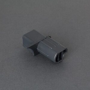 Halterung links vom Clip System an der Frontblende