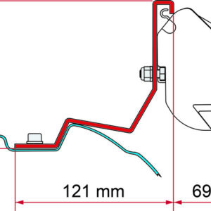 Kit passend für Mercedes Viano , Viano Marco Polo, Vito _2004 und V-Klasse _2014