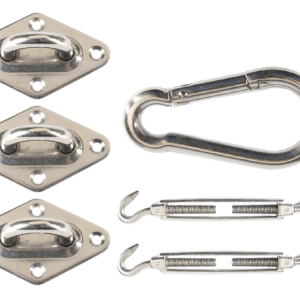 Befestigungskit Dreieck weiß