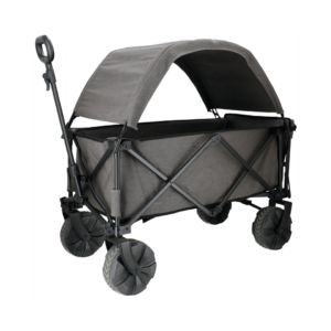 Bollerwagen BURANO mit Dach grau(A)