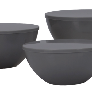 Schüsselset PALMA dunkelgrau 6 tlg.