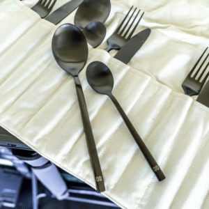 Besteckset ALTEA black