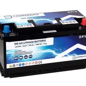 CAMPERDICE 100Ah Lithium Batterie BT (D)