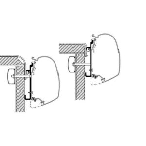 Adapterset THULE passend für Rapido Serie 7-8 Serie, 5 VE 3 Stück