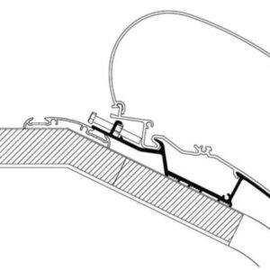 Roof Adapter Thule passend für LMC LibertyTI/TEC 5,00 m für Dachmontage