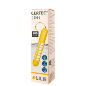 Wasserentkeimung Certec 3 in 1, 200 l keimentziehend ohne Silber Farbe gelb