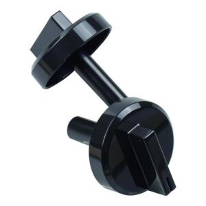 Kit Drehknopf schwarz/grau