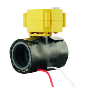 Elektrisches Kugelhahnventil LILIE, Kunststoff 40 mm, beheizt, inkl. Schalter