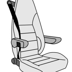 Sitzbezug Aguti Sitz Lounge und Ergoflex Velours, 2-teilig Farbe anthrazit