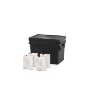 Kühlbox QOOL Eco+ M Frozen mit 4 Temperatur Elementen