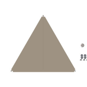 Sonnensegel BENT TC Zip-Protect Canvas Single verbindbar mit Reißverschluss Farbe ocker