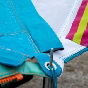 Sonnensegel BENT TC Zip-Protect Canvas Single verbindbar mit Reißverschluss Farbe ocker