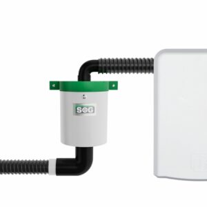 Türvariante / Filtergehäuse SOG zu Trockentoilette Farbe weiß