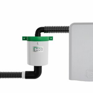 Türvariante / Filtergehäuse SOG zu Trockentoilette Farbe hellgrau