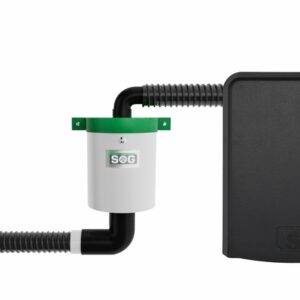 Türvariante / Filtergehäuse SOG zu Trockentoilette Farbe schwarz