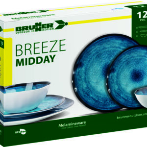 Geschirrset BRUNNER Midday Breeze 12 teilig Je 4 x Ess- und Suppenteller 4 x Müslischale