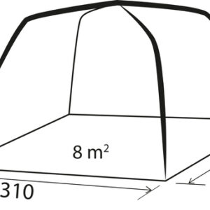 Zelt Trouper BRUNNER 2.0 ALRtech Größe 310 x 260 x H230 cm Packmaß 80 x Ø 35 cm