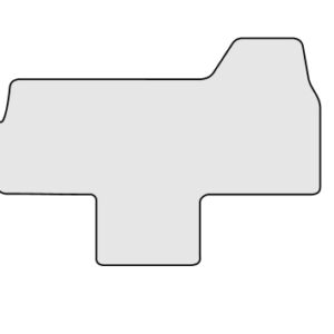 Fahrzeugmatten Nadelfilz ART passend für Ducato/Jumper/ Boxer ab 03/1994-06/2006 Universalzuschnitt