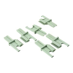 Endstücke DOMETIC für Rastrollo 2001 Inhalt 3 Paar, Farbe weiß / grau RAL 9002