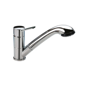 Einhebelmischer REICH Keramik CONTUR E mit Handbrause Julia flex. Anschlüsse