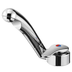 Einhebelmischer REICH Keramik SAMBA mit UniQuiyk-Rohr Farbe chrom