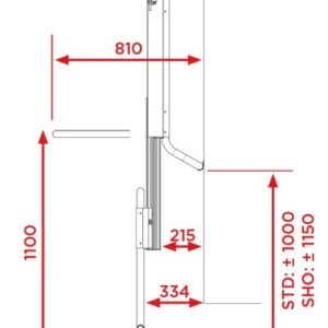 Fahrradträger BR-Systems Bike Lift Off Road elektrisch Farbe schwarz