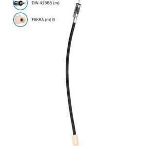 Adapterkabel ATTB FAKRA_m_B-DIN 41585_m_ 0,2m RG58