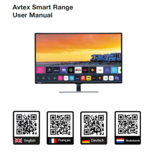 Fernseher AVTEX Smart HD TV 18,5 Zoll Farbe schwarz
