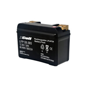 Power Managementset Clesana C1 mit Kabel und LiFePO4 Batterie 12,8 V / 3 Ah