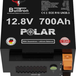 Batterie BullTron Untersitz Polar 700 Ah inkl. Smart BMS mit 500A Dauerstrom & BT/WiFi App, CAN-Bus, RS485