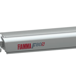 Dachmarkise FIAMMA F80 S 400 x 250 cm Tuch Farbe royal grey Gehäuse Farbe titanium