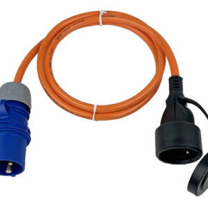 Adapterleitung Weingärtner H07BQ-F 3G2,5 Kabellänge 1,5 m orange