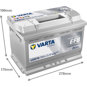 Batterie VARTA Professional Deep Cycle LED 70