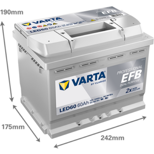 Batterie VARTA Professional Deep Cycle LED 60