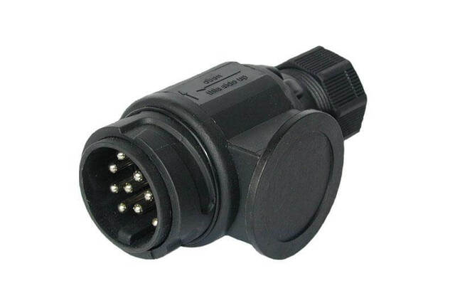 Stecker 13-polig ISO 11446 Farbe schwarz