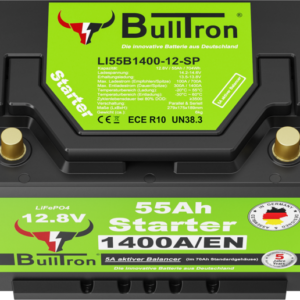 Batterie BullTron Starter Polar 55Ah mit 1400A Kaltstartstrom CCA