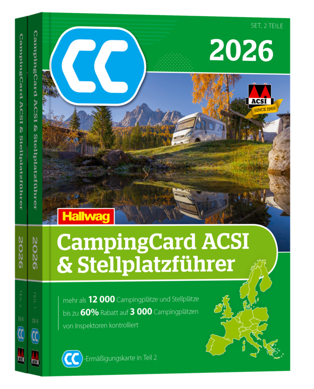 CampingCard ACSI & Stellplatzführer 2026