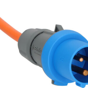 Verl.-Kabel 25m CEE Stecker/ CEE Kupplung H07RN-F 3G2,5, orange, 230 V/16A