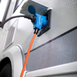 Verl.-Kabel 10m CEE Stecker/ CEE Kupplung H07RN-F 3G2,5, orange, 230 V/16A