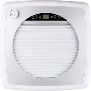 Dachlüfter BRUNNER Plus Fan 400 mit Motor und Dachhaube Farbe grau transparent