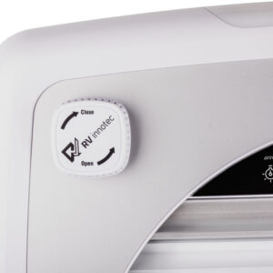 Dachlüfter BRUNNER Plus Fan 400 mit Motor und Dachhaube Farbe grau transparent