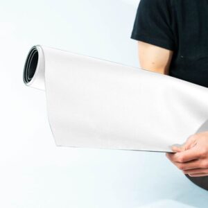 Metall-Matte silwy DO-IT-YOURSELF Größe 70 x 100 cm Farbe weiß