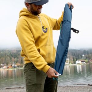 Sonnensegel BENT Zip-Protect Canvas Single verbindbar mit Reißverschluss Farbe grau