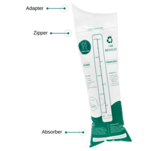 Notfalltoilette Jonhy Wee Unisex Pinkelbeutel 600 ml 1 Stück