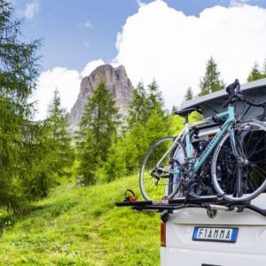Fahrradträger Fiamma CarryBike passend für VW T6 Pro 2 Räder, Traglast 60 kg Farbe deep black