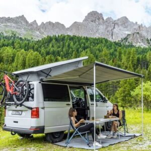 Fahrradträger Fiamma CarryBike passend für VW T6 Pro 2 Räder, Traglast 60 kg Farbe deep black