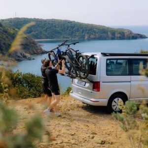 Fahrradträger Fiamma CarryBike passend für VW T6 Pro 2 Räder, Traglast 60 kg Farbe deep black