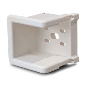 Adapter HEOSafe mit geradem Winkel für Zusatzschloss Farbe creme