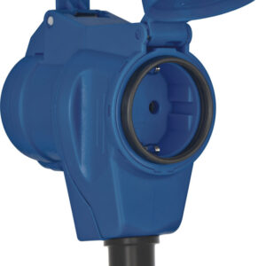 CEE Winkelkupplung 230V/16A mit LED Spannungsanzeige