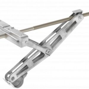 Ausdrehstütze KNOTT Hub 500 mm SW 19 ohne Gleitschiene Traglast 1.000 kg